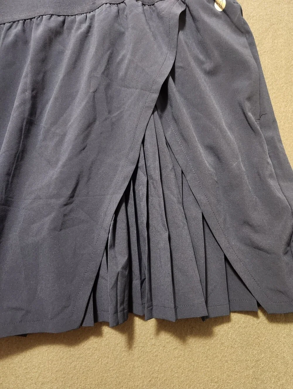 Livi Active Skort Women Size 18/20 Blue Pleats Pockets Tennis Athletic